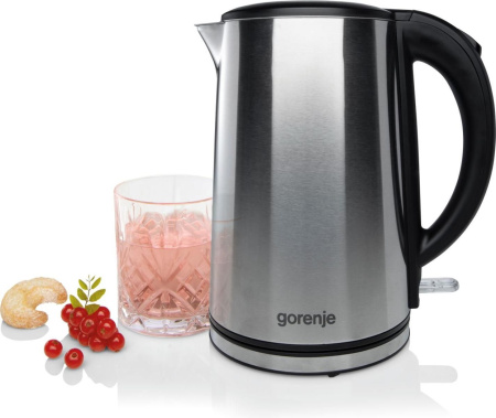 Чайник Gorenje K15DWS 1.5л. 2200Вт нержавеющая сталь (металл/пластик)