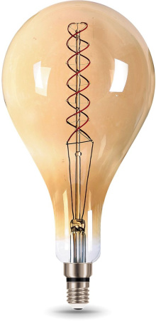 Лампа филам. Gauss Filament Vintage 8Вт цок.:E27 шар 220B 2400K св.свеч.бел.теп. (упак.:1шт) (150802008)