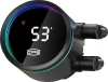 Система водяного охлаждения PcCooler DA360 Pro Digital BK ARGB Soc-AM5/AM4/1200/1700/1851 черный 4-pin 33.7dB Al LCD 300W Ret (DA360PRO-BKAWXL-GL)