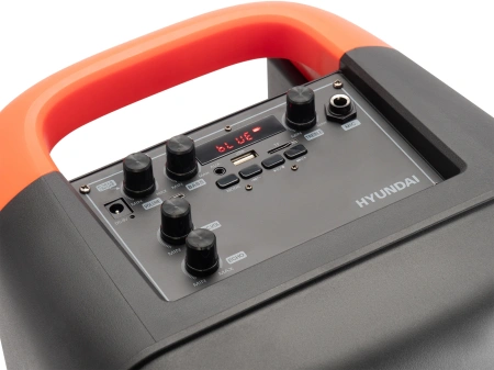 Минисистема Hyundai H-MC1236 черный 40Вт FM USB BT micro SD