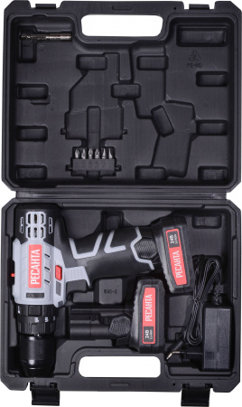 Дрель-шуруповерт Ресанта ДА-24-2ЛК-У аккум. патрон:быстрозажимной (кейс в комплекте) (75/14/8)