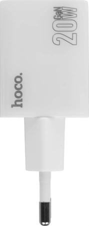 Сетевое зар./устр. Hoco N46 Glorious 20W 3A (PD+QC+AFC) USB-A/Type-C универсальное белый (35301)