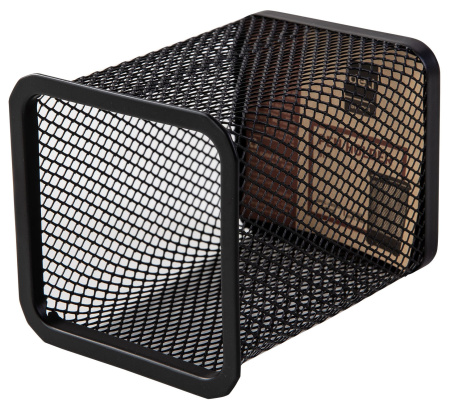 Подставка Deli E9174 для письменных принадлежностей черный металл сетка