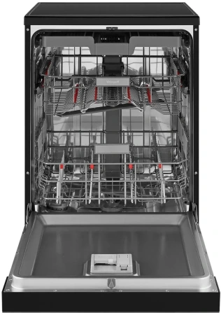 Посудомоечная машина Weissgauff DW 6140 черный/серебристый (полноразмерная) инвертер