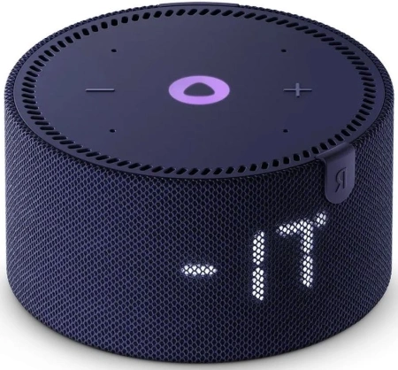 Умная колонка Yandex Станция Мини с часами Алиса синий 10W 1.0 BT 10м (YNDX-00020B)