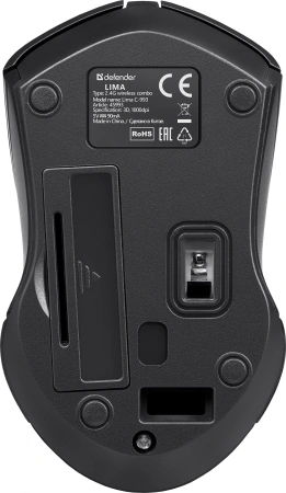 Клавиатура + мышь Defender Lima C-993 клав:черный мышь:черный USB беспроводная Multimedia (45993)
