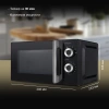 Микроволновая Печь Hyundai HYM-M2054 20л. 700Вт черный/серебристый