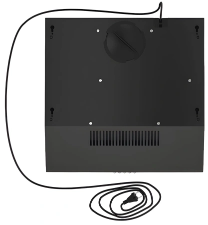 Вытяжка встраиваемая Elikor ECO BK 50 черный управление: кнопочное (2 мотора)