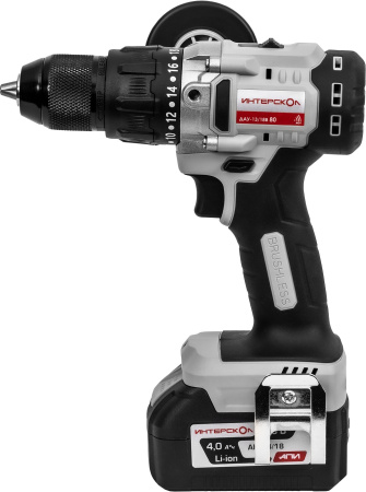 Дрель-шуруповерт Интерскол ДАУ-13/18В 80 аккум. патрон:быстрозажимной (кейс в комплекте) (786.4.1.70