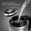 Чайник электрический Редмонд KG227 1.7л. 2200Вт черный корпус: пластик/стекло
