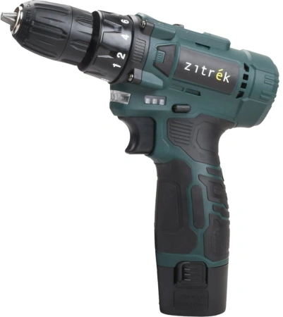 Дрель-шуруповерт Zitrek Green 12V Plus аккум. патрон:быстрозажимной (085-1014)