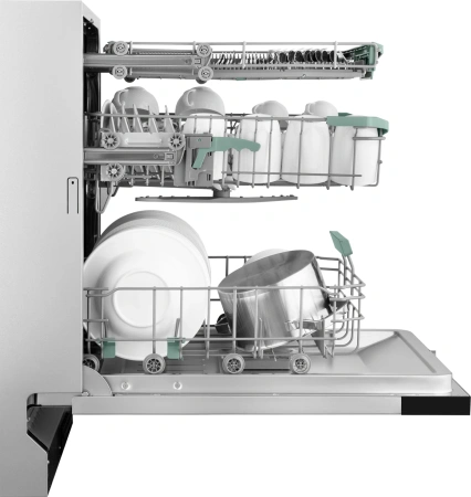 Посудомоечная машина встраив. Weissgauff BDW 6140 Real Touch DC Inverter Timer Floor полноразмерная инвертер