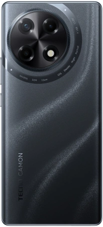 Смартфон Tecno Camon 30S 128Gb 6Gb черный моноблок 3G 4G 2Sim 6.78" 1080x2436 Android 14 50Mpix 802.11 a/b/g/n/ac NFC GPS GSM900/1800 TouchSc Protect VidConf FM A-GPS