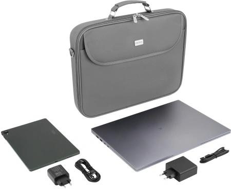 Сумка для ноутбука 15.6" Digma HC-210 серый полиэстер (HC210GY)