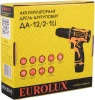 Дрель-шуруповерт Eurolux ДА-12/2-1Li аккум. патрон:быстрозажимной (72/14/68)