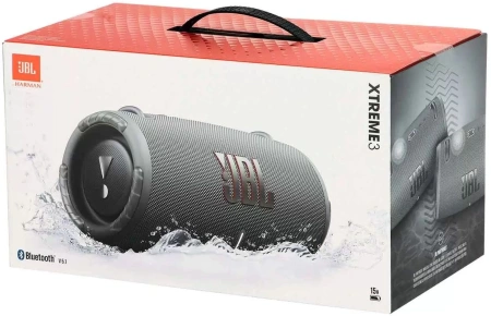 Колонка порт. JBL Xtreme 3 серый 100W 4.0 BT/3.5Jack 15м (JBLXTREME3GREU)