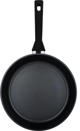 Сковорода Rondell Discovery RDA-1370 круглая 26см покрытие: TriTitan ручка несъемная (без крышки) черный