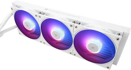Система водяного охлаждения Thermalright Frozen Warframe PRO 360 ARGB Soc-AM5/AM4/1200/1700/1851 белый 4-pin 29.8dB Al LCD Ret (F-WFRAME-PRO-360-WH-ARGB)