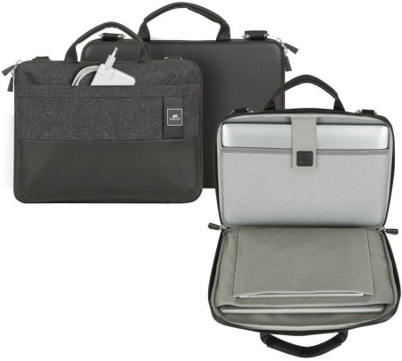 Сумка для ноутбука 13.3" Riva 8823 черный полиэстер