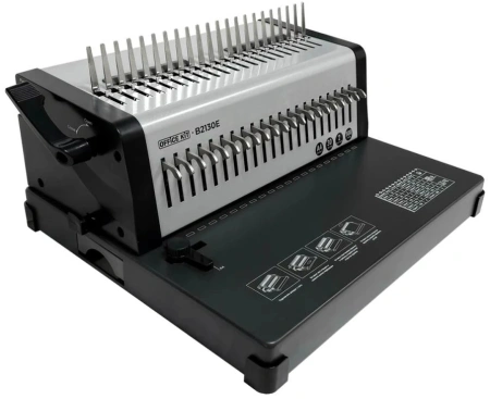 Переплетчик Office Kit B2130E A4/перф.35л.сшив/макс.500л./пластик.пруж. (6-51мм)/электр.
