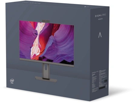 Моноблок Digma Pro Unity 23.8" Full HD i7 12700 (2.1) 16Gb SSD512Gb UHDG CR Windows 11 Professional GbitEth WiFi BT 90W клавиатура мышь Cam серый/черный 1920x1080