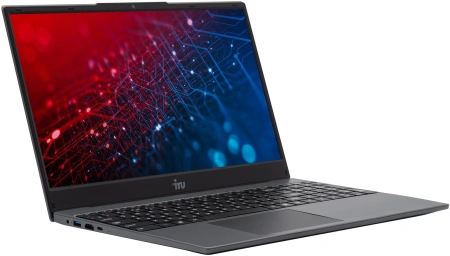 Ноутбук IRU Калибр 15PH Ryzen 5 5500U 8Gb SSD512Gb AMD Radeon Rx Vega 7 15.6" IPS FHD (1920x1080) Free DOS black WiFi BT Cam 4350mAh (2054001)