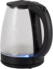 Чайник электрический Vitek VT-7003 1.7л. 2200Вт черный корпус: стекло