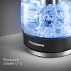 Чайник электрический Редмонд KG227 1.7л. 2200Вт черный корпус: пластик/стекло