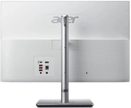 Моноблок Acer Aspire C24-195ES 23.8" Full HD Core Ultra 5 125U (1.3) 16Gb SSD512Gb Graphics CR Eshell GbitEth WiFi BT 65W клавиатура мышь Cam серебристый 1920x1080
