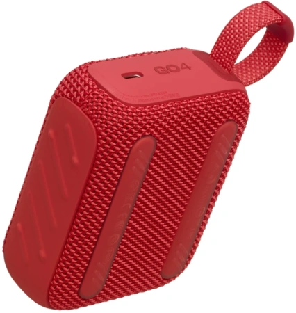 Колонка порт. JBL GO 4 красный 4.2W 1.0 BT 850mAh (JBLGO4RED)