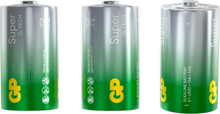 Батарея GP Super Alkaline 13AA21-2CRSBC2 D (2шт)