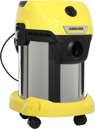 Строительный пылесос Karcher WD 3 S V-17/4/20 1000Вт (уборка: сухая/сбор воды) желтый