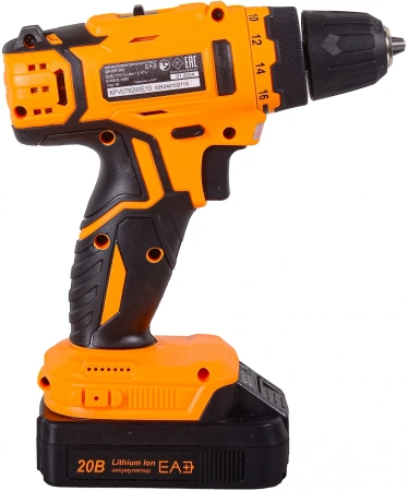 Дрель-шуруповерт Вихрь ДА-20Л-2КА аккум. патрон:быстрозажимной (кейс в комплекте) (72/14/36)