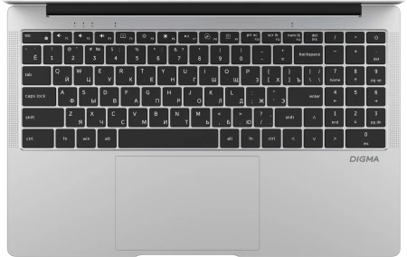 Ноутбук Digma EVE C5801 Celeron N4020 8Gb SSD256Gb Intel UHD Graphics 600 15.6" IPS FHD (1920x1080) Windows 11 Professional silver WiFi BT Cam 5000mAh (DN15CN-8CXW03)