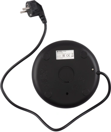 Чайник электрический Vitek VT-7003 1.7л. 2200Вт черный корпус: стекло