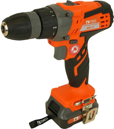 Дрель-шуруповерт Союз ДШС-12 аккум. патрон:быстрозажимной