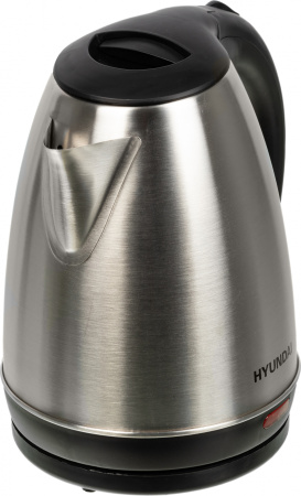 Чайник электрический Hyundai HYK-S1030 1.7л. 2200Вт серебристый матовый/черный (корпус: металл)