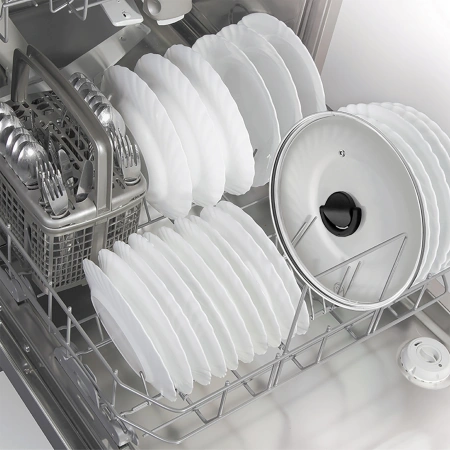 Крышка Rondell Handy RDA-1685 d=20см крыш.прозрачный руч.черная