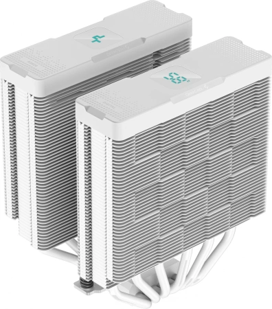 Устройство охлаждения(кулер) Deepcool AG620 Digital Wh ARGB Soc-AM5/AM4/1151/1200/2066/1700 4-pin 29