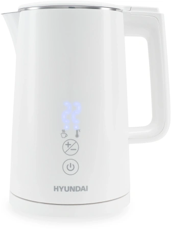 Чайник электрический Hyundai HYK-S5508 1.5л. 2200Вт белый (корпус: металл/пластик)