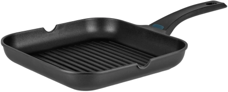 Сковорода-гриль Rondell Weiser RDA-1554 квадратная 28см покрытие: Xylan Plus ручка несъемная (без крышки) черный