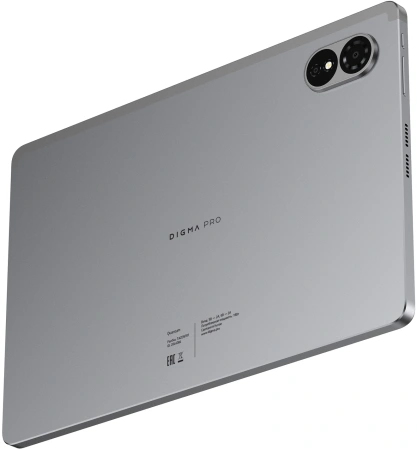 Планшет Digma Pro Quantum T606 (1.6) 8C RAM6Gb ROM128Gb 11" In-Cell 1280x800 4G 2Sim Android 14 серый 13Mpix 5Mpix BT WiFi microSD 2Tb 7000mAh