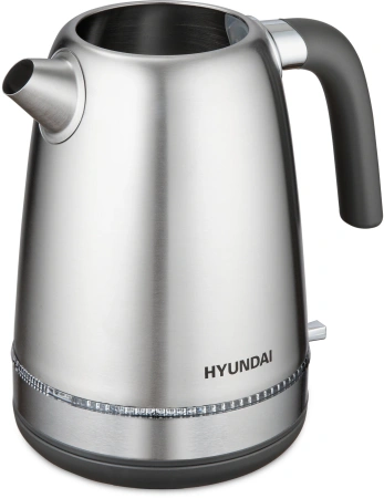 Чайник электрический Hyundai HYK-S5806 1.7л. 2200Вт серебристый матовый/черный (корпус: нержавеющая сталь)