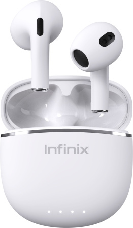 Гарнитура вкладыши Infinix XBuds XE23 белый беспроводные bluetooth в ушной раковине (10311755)