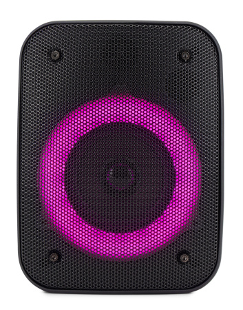 Колонка порт. Hyundai H-PS1005 черный 20W 1.0 BT 10м 1800mAh