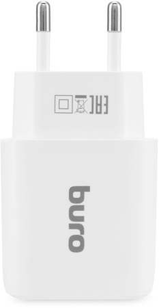 Сетевое зар./устр. Buro BUWG1 18W 3A (QC) USB-A универсальное белый (BUWG18P100WH)