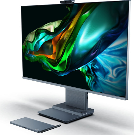 Моноблок Acer Aspire S32-1856 31.5" WQHD i7 1360P/16Gb/SSD512Gb Iris Xe/CR/Esh/kb/m/серый 2560x1440