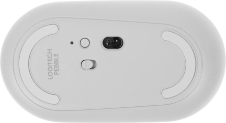 Мышь Logitech Pebble M350 белый оптическая 1000dpi беспров. BT/Radio USB 2but (910-005541)