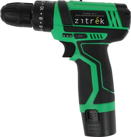 Дрель ударная Zitrek Crusher 14-Li патрон:быстрозажимной реверс