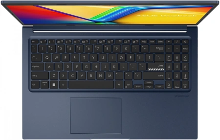 Ноутбук Asus VivoBook X1504ZA-BQ1144 i3 1215U/16Gb/SSD512Gb/15.6"/IPS/FHD/noOS/blue